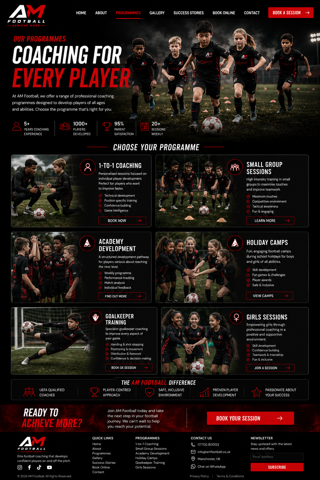 AM Football programme preview