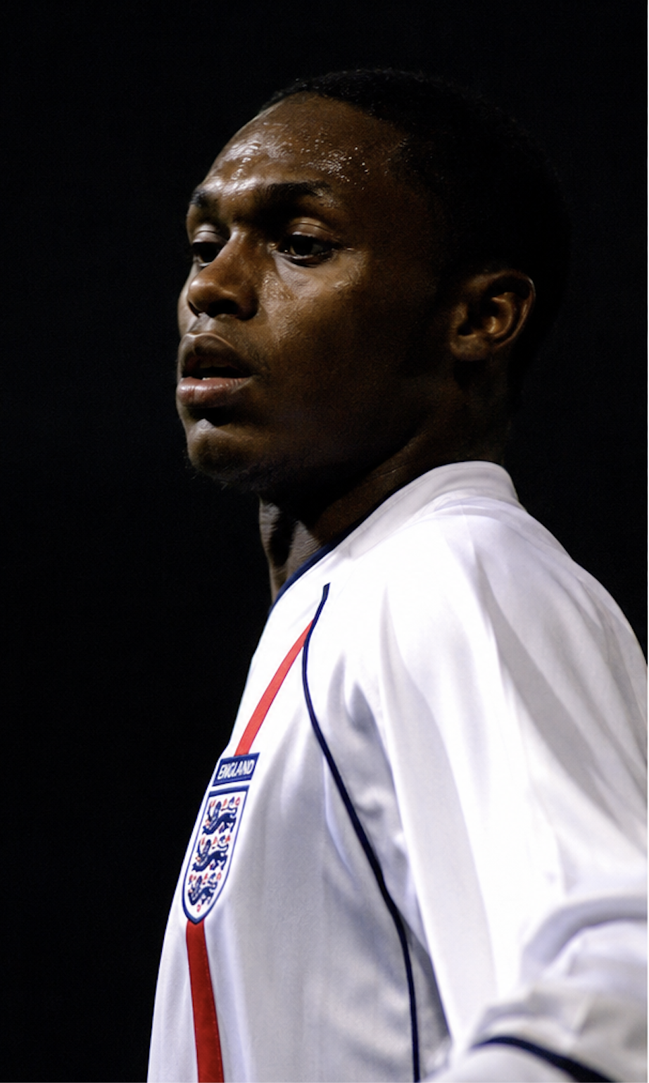 Anthony McNamee in an England youth shirt