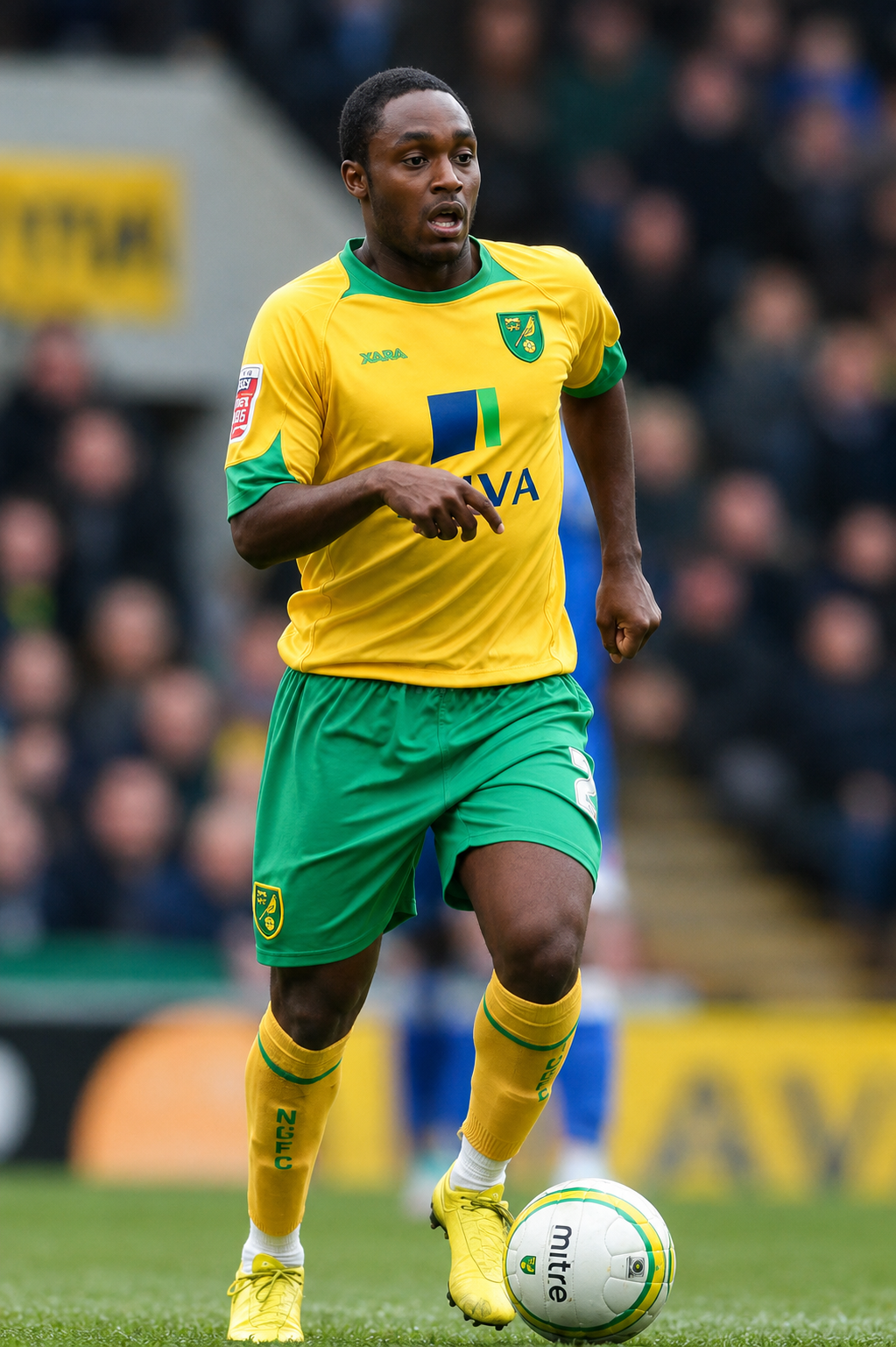 Anthony McNamee playing for Norwich City